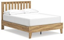 Signature Design by Ashley® EB1760B1 Bermacy - Light Brown - Full Platform Panel Bed