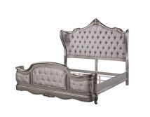 ACME BD00602EK Ausonia - Eastern King Bed - Antique Platinum - Finish