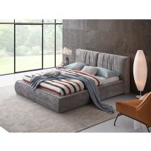 ACME BD02424EK Onfroi - Eastern King Bed - Gray Velvet
