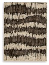 Signature Design by Ashley® R406841 Keradon - Cream / Brown - Large Rug