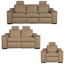 Liberty Furniture 6006FN-UPH-SOLOREC Liberty Furniture 6006FN-UPH-SOLOREC Armon - Sofa With Loveseat & Recliner - Oslo Fawn