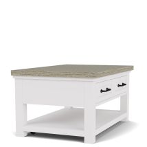 Riverside Furniture 37203 Riverside Furniture 37203 Cora - Small Coffee Table - Cloud / Fog