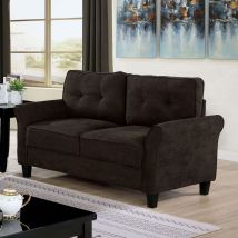 Furniture of America CM6213BR-LV Alissa - Loveseat - Brown