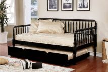 Furniture of America CM1741BK-BED Linda - Twin Daybed - Black