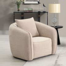 ACME LV03612 Keith - Chair With Pillow - Beige Chenille