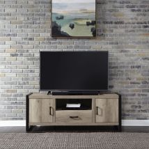 Liberty Furniture 439-TV64 Sun Valley - 64" TV Console With Faux Metal - Light Brown