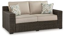 Signature Design by Ashley® P784-835 Coastline Bay - Brown - Loveseat W/Cushion