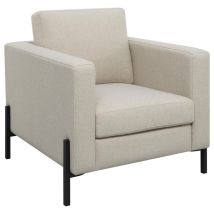 Coaster Fine Furniture 509903 Tilly - Upholstered Track Arm Accent Chair - Oatmeal