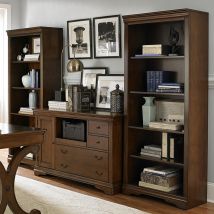 Liberty Furniture 378-HO201 Brookview - Open Bookcase - Dark Brown