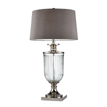 Furniture of America L9711 Ira - Table Lamp - Silver / Clear