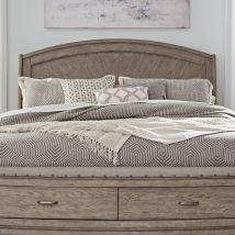 Liberty Furniture 805-BR24H Avalon - King Panel Headboard - Burnished Beige