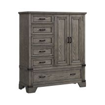 Intercon FG-BR-N4907G-STE-C Forge - Gentleman's Chest - Brushed Steel