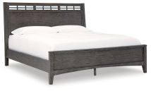 Signature Design by Ashley® B651B5 Montillan - Grayish Brown - California King Panel Bed