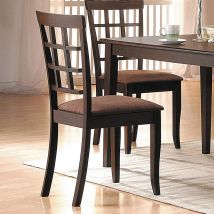 ACME 06851 Cardiff - Side Chair (Set of 2) - Dark Brown - 18"