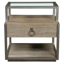Riverside Furniture 50308 Sophie - Rectangular Side Table - Natural