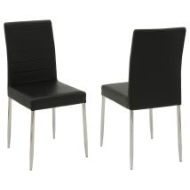 CoasterEveryday 120767BLK Maston - Upholstered Dining Side Chair (Set of 4) - Black