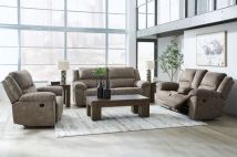 Ashley Furniture 37203/81/94/52 Ashley Furniture 37203/81/94/52 Laresview - 3 Pc. - Reclining Sofa, Reclining Loveseat With Console, Recliner - Fossil