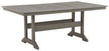 Signature Design by Ashley® P802-625 Visola - Gray - Rect Dining Table W/Umb Opt