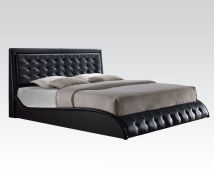 ACME 20660Q Tirrel - Queen Bed - Black PU