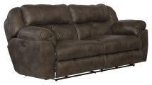Jackson Furniture Industries 761891-1300/89 Jackson Furniture Industries 761891-1300/89 Ferrington - Power Lay Flat Reclining Sofa With Power Adjustable Headrest & Lumbar - Dusk