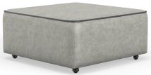 Jackson Furniture Industries 35012-1419/18-1419/53 Nico - Castered Cocktail Ottoman - Silver