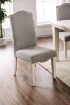 Furniture of America CM3630SC-2PK Daniella - Side Chair (Set of 2) - Antique White / Gray