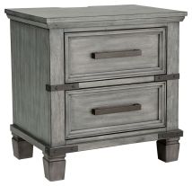 Signature Design by Ashley® B772-92 Russelyn - Gray - Two Drawer Night Stand