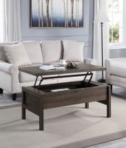 ACME LV00446 Harel - Coffee Table - Walnut Finish - 18"