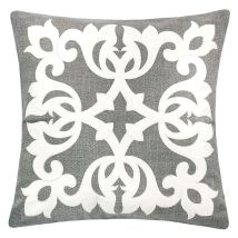 Furniture of America PL8057-2PK Trudy - Pillow (Set of 2) - Silver