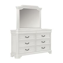 New Classic B493W-060 New Classic B493W-060 Lyndhurst - Landscape Mirror - Vintage White
