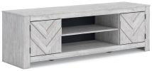 Ashley Furniture W3788-68 Ashley Furniture W3788-68 Cayboni - LG TV Stand With Fireplace Option - Whitewash