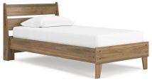 Signature Design by Ashley® EB1866B1 Deanlow - Honey - Twin Platform Panel Bed