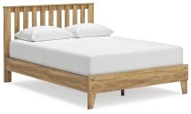Signature Design by Ashley® EB1760B2 Bermacy - Light Brown - Queen Platform Panel Bed