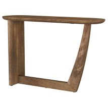 Coaster Fine Furniture 930030 Fletcher - Oval Solid Mango Wood Entryway Console Table - Brown