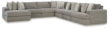Ashley Furniture 58103S9 Ashley Furniture 58103S9 Avaliyah - 7-Piece Sectional With Laf Corner Chaise - Ash