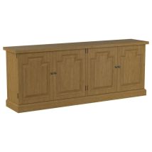 CoasterElevations 180205 Florence - 4 Door Dining Sideboard Buffet Cabinet - Rustic Honey