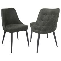 CoasterEveryday 106046 Cosmo - Upholstered Dining Side Chair (Set of 2) - Gray