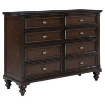 Coaster Fine Furniture 223633 Andover - 8-Drawer Dresser Cabinet - Dark Oak