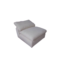 ACME LV55130 Naveen - Modular Armless Chair - Ivory