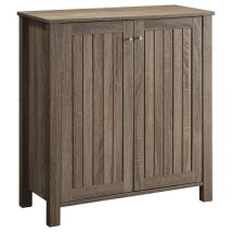 CoasterEveryday 950551 Marisa - 4-Shelf Engineered Wood Shoe Cabinet - Dark Taupe