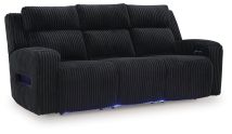 Ashley Furniture PC6420215 Ashley Furniture PC6420215 Forest Lake - Power Reclining Sofa With Adj Headrest - Black