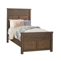 Samuel Lawrence Furniture S918-YBR-K1 Cambridge - Twin Panel Bed - Brown