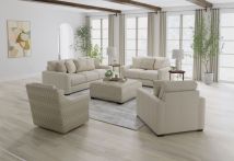 Jackson 230128-2574/58 Hyde Park - Fabric Cocktail Ottoman - Beige