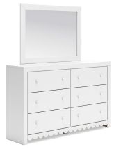 Signature Design by Ashley® B2540B1 Mollviney - White - Dresser And Mirror