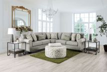 Furniture of America SM8195-SECT Gardner - Sectional - Gray / Green