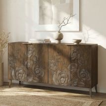 Liberty Furniture 2262-AC1000 Eden - 4 Door Accent Cabinet - Burnished Brown