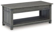 Ashley Furniture T175-9 Freedan - Rect Lift Top Cocktail Table - Grayish Brown