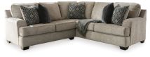 Ashley Furniture 56103S1 Ashley Furniture 56103S1 Bovarian - Right Arm Facing Sofa With Corner Wedge 2 Pc Sectional - Stone