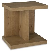 Signature Design by Ashley® T839-7 Brinstead - Light Brown - Chair Side End Table