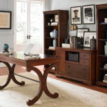 Liberty Furniture 378-HO-4DS Brookview - 4 Piece Home Office Set - Dark Brown
